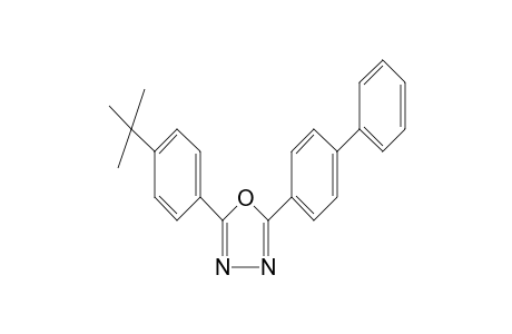 2-(4-Biphenylyl)-5-(4-tert-butylphenyl)-1,3,4-oxadiazole