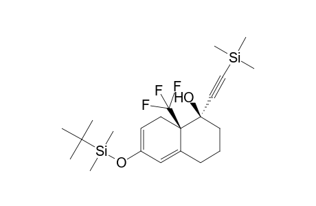 6-(TERT.-BUTYLDIMETHYLSILYLOXY)-1,2,3,4,8,8A-BETA-HEXAHYDRO-8A-TRIFLUOROMETHYL-1-ALPHA-(TRIMETHYLSILYLETHYNYL)-NAPHTHALEN-1-OL