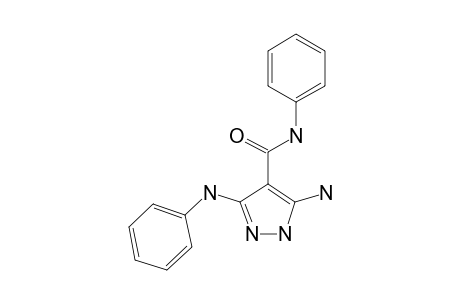 3-Amino-N-phenyl-5-(phenylamino)-2H-pyrazole-4-carboxamide