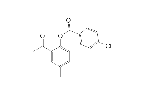 2-Acetyl-4-methylphenyl 4-chlorobenzoate