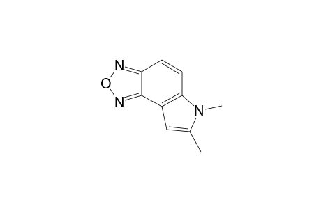 6,7-DIMETHYL-6-H-PYRROLO-[3.2-E]-2.1.3-BENZOXADIAZOLE