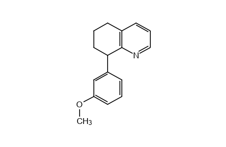 8-(m-methoxyphenyl)-5,6,7,8-tetrahydroquinoline