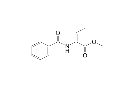 METHYL-(E)-2-(N-BENZOYLAMINO)-2-BUTENOATE;MINOR_ISOMER