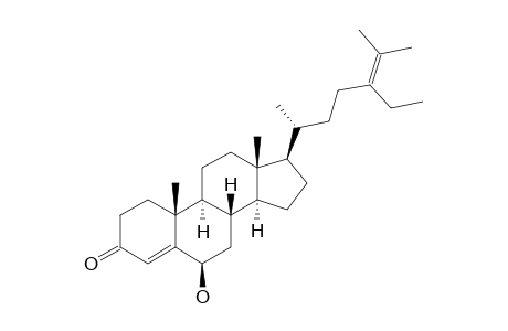 6-BETA-HYDROXYSTIGMASTA-4,24(25)-DIEN-3-ONE