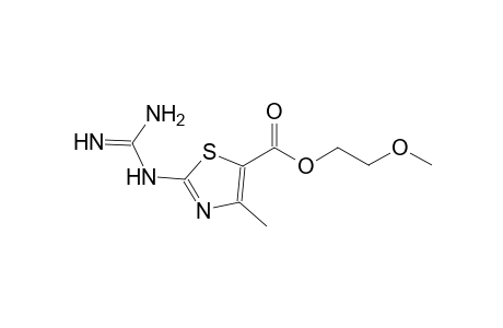 2-Methoxyethyl 2-carbamimidamido-4-methyl-1,3-thiazole-5-carboxylate