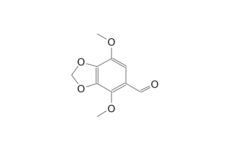 1,3-Benzodioxole-5-carboxaldehyde, 4,7-dimethoxy-