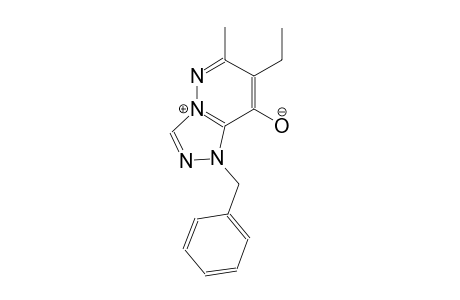 4-Ethyl-3-methyl-5-hydroxy-N-benzyl-S-triazolo(4,3-B)pyridazine