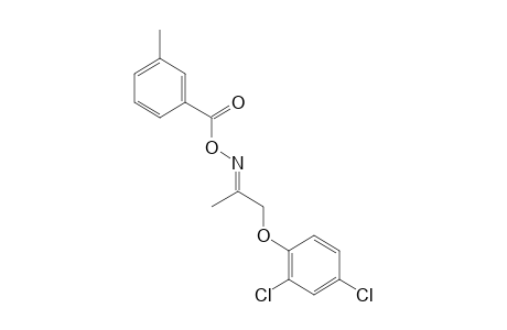 1-(2,4-dichlorophenoxy)-2-propanone, O-(m-toluoyl)oxime