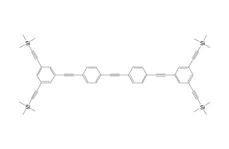 Di{4-[(3,5-bis-trimethylsilylethynylphenyl)ethynylphenyl]ethynyl}ethyne