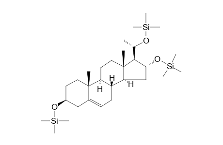 Tris(trimethylsilyl)derivative of 3.beta.,16.alpha.,20.alpha.-trihydroxypreg-5-ene