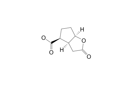 2H-Cyclopenta[b]furan-4-carboxylic acid, hexahydro-2-oxo-, (3a.alpha.,4.beta.,6a.alpha.)-(.+-.)-