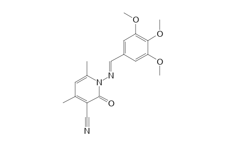 1,2-dihydro-4,6-dimethyl-2-oxo-1-[(3,4,5-trimethoxybenzylidene)amino]nicotinonitrile