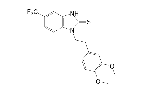 1-(3,4-dimethoxyphenethyl)-5-(trifluromethyl)-2-benzimidazolinethione