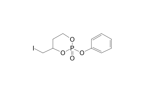 1,3,2-Dioxaphosphorinane, 2-oxo-2-phenoxy-4-iodomethyl-