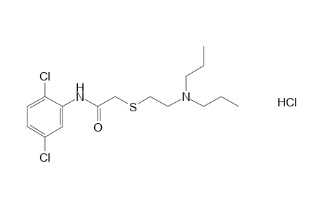 2',5'-dichloro-2-{[2-(dipropylamino)ethyl]thio}acetanilide, monohydrochloride