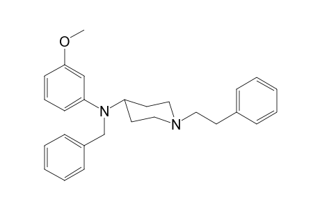 N-Benzyl-N-(3-methoxyphenyl)-1-(2-phenylethyl)piperidin-4-amine