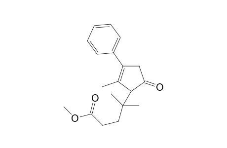 1-Phenyl-2-methyl-3-[3'-methyloxycarbonyl)-1',1'-dimethylpropyl)cyclopent-1-en-4-one