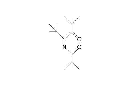 2,2,5,5-Tetramethyl-4-(N-(Z)-pivaloyl-imino)-hexan-3-one