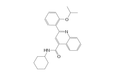 N-cyclohexyl-2-(2-isopropoxyphenyl)-4-quinolinecarboxamide