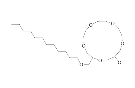 1,4,7,10,13-Pentaoxacyclohexadecan-15-ol, 2-[(dodecyloxy)methyl]-