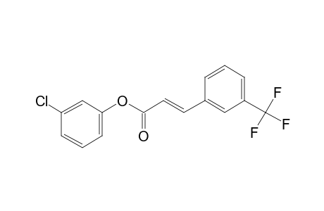 Trans-3-trifluoromethylcinnamic acid, 3-chlorophenyl ester