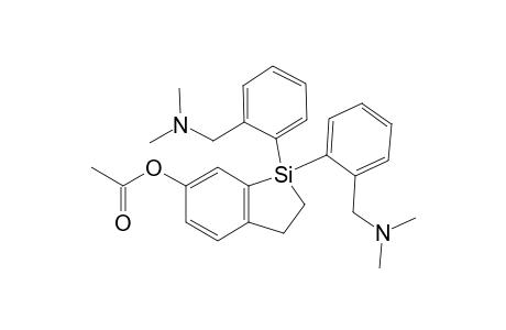 6-Acetoxy-1,1-bis[2'-(dimethylaminomethyl)phenyl]-1-silaindane