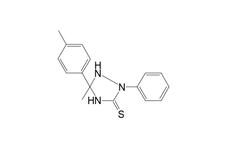5-Methyl-5-(4-methylphenyl)-2-phenyl-1,2,4-triazolidine-3-thione