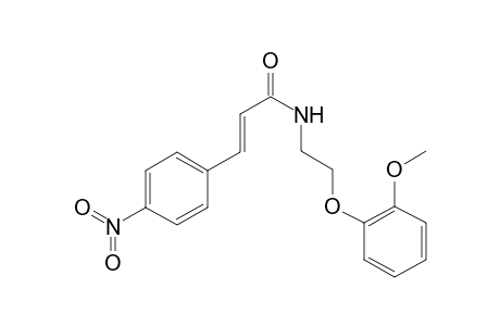 N-[2-(2-Methoxy-phenoxy)-ethyl]-3-(4-nitro-phenyl)-acrylamide