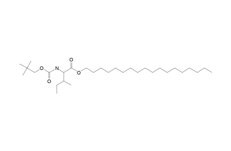 L-Isoleucine, N-neopentyloxycarbonyl-, octadecyl ester