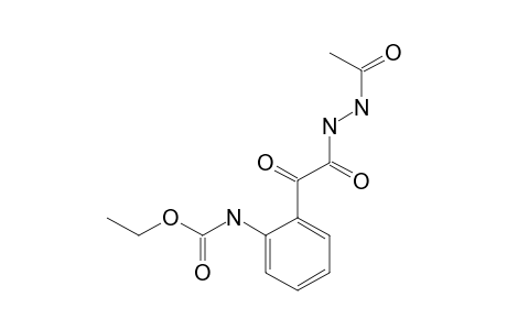 o-[(2-acetylhydrazino)glyoxyloyl]carbanilic acid, ethyl ester