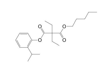 Diethylmalonic acid, 2-isopropylphenyl pentyl ester