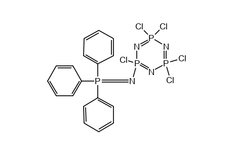 2,2,4,4,6-pentachloro-6-[(triphenylphosphoranylidene)amino]1,3,5,2,4,6-triazatriphosphorine