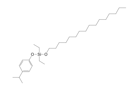 Silane, diethylhexadecyloxy(4-isopropylphenoxy)-