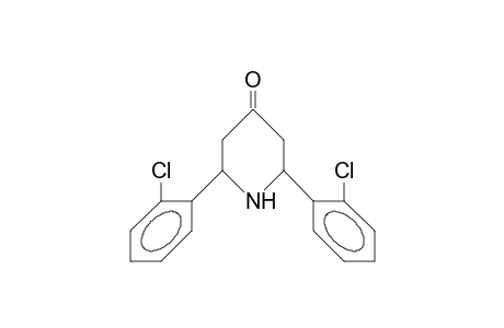 2,6-BIS-(ORTHO-CHLOROPHENYL)-4-PIPERIDINONE