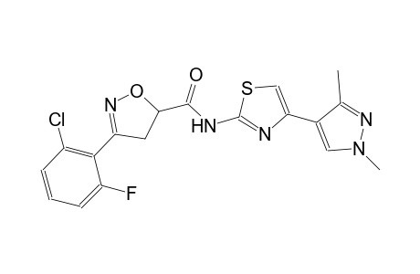 5-isoxazolecarboxamide, 3-(2-chloro-6-fluorophenyl)-N-[4-(1,3-dimethyl-1H-pyrazol-4-yl)-2-thiazolyl]-4,5-dihydro-