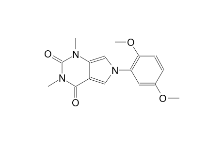 6-(2,5-dimethoxyphenyl)-1,3-dimethyl-1H-pyrrolo[3,4-d]pyrimidine-2,4(3H,6H)-dione
