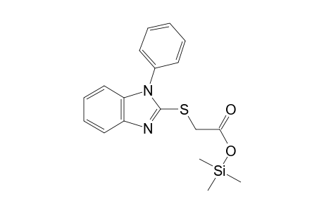 [(1-Phenyl-1H-benzimidazol-2-yl)sulfanyl]acetic acid, tms derivative