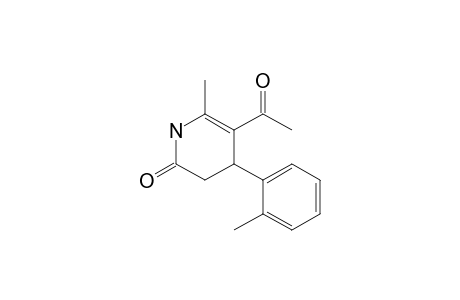 5-Acetyl-6-methyl-4-(2-methylphenyl)-3,4-dihydro-1H-pyridin-2-one