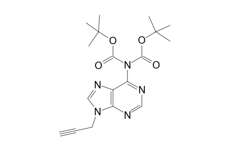 4-[N-Bis(butoxycarbonyl)amino]-7-propargylpurine