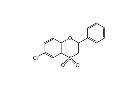 6-chloro-2-phenyl-1,4-benzoxathian, 4,4-dioxide