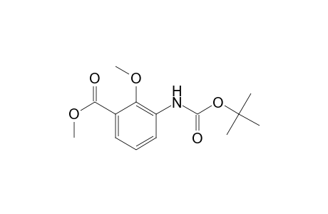2-Methoxy-3-[[(2-methylpropan-2-yl)oxy-oxomethyl]amino]benzoic acid methyl ester