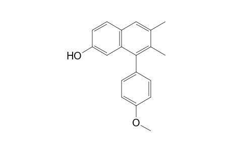 MEGISLIGNAN;2,3-DIMETHYL-4-(4-METHOXYPHENYL)-6-HYDROXYNAPHTHALENE