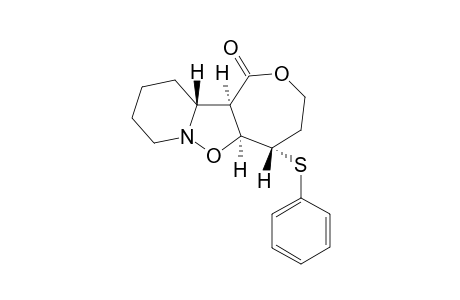 (5RS,5aRS,11aSR,11bSR)-5-Phenylthiodecahydro-1H-oxepino[3',4':4,5]isoxazolo[2,3-a]pyridin-1-one