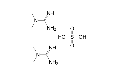 Sulfuric acid compound with N,N-dimethylguanidine (1:2)