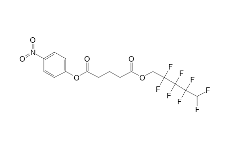 Glutaric acid, 2,2,3,3,4,4,5,5-octafluoropentyl 4-nitrophenyl ester