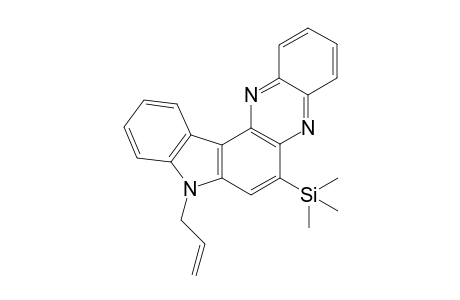 8-Allyl-6-(trimethylsilyl)-8H-indolo[3,2-a]phenazine