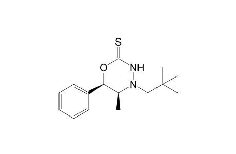 (5S,6R)-4-(2,2-dimethylpropyl)-5-methyl-6-phenyl-1,3,4-oxadiazinane-2-thione