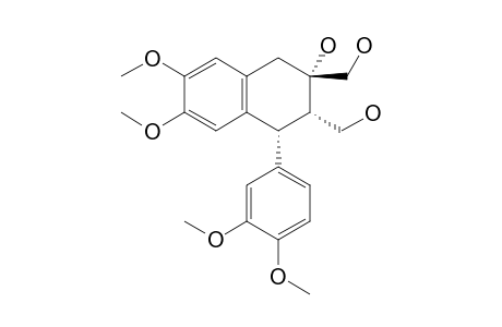 3-Hydroxy-2,3-bis(hydroxymethyl)-6,7-dimethoxy-1-(3,4-dimethoxyphenyl)-1,2,3,4-tetrahydronaphthalene