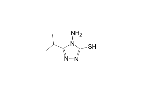 4H-1,2,4-triazole-3-thiol, 4-amino-5-(1-methylethyl)-