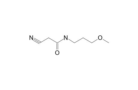 2-cyano-N-(3-methoxypropyl)acetamide